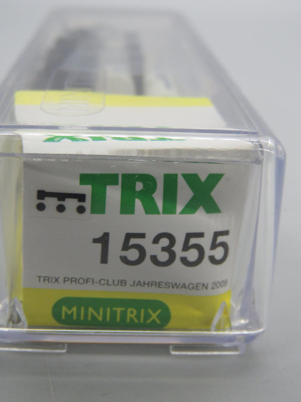 Minitrix 15355 - Gasbehälterwagen - LINDE´S EISMASCHINEN A.G. - Trix Profi Club - OVP