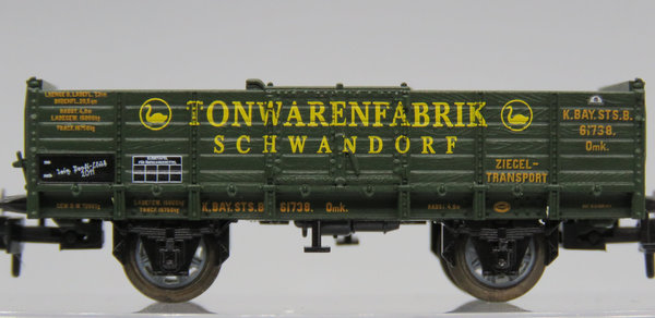 Minitrix 15365 - Offener Güterwagen ´Tonwarenfabrik Schwandorf´ - Trix-Profi-Club - OVP