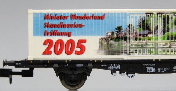 Minitrix  - Containertragwagen . MiWuLa 2005 - OVP