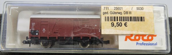 Roco 25601 -  Gedeckter Güterwagen DB - EP III - OVP