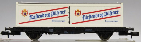 Fleischmann 8243 - Containertragwagen Fürstenberg Pilsner - OVP