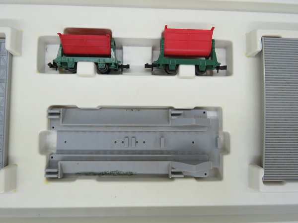 Minitrix 3260 - Wagen-Set mit 2 Kipploren und Entladevorrichtung - OVP