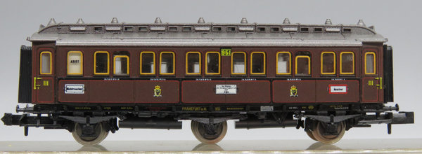 Minitrix 51 3161 51 - Schnellzugwagen 3. Klasse - braun - OVP