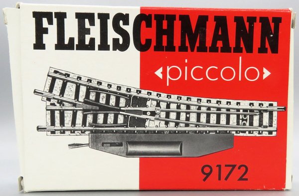 Fleischmann 9172 2x 9172 Elektrische Weiche links 15° - OVP