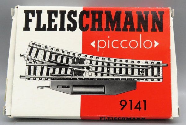 Fleischmann  9141 Elektrisches Weichen-Paar rechts/links 15° - OVP