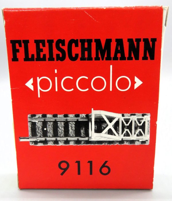 Fleischmann 9116 5x Prellbockgleis 57,5mm - OVP